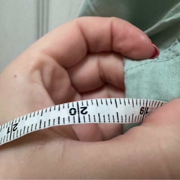 NWT Frank & Eileen green Barry shirt button down top collared XS cotton - Picture 5 of 8